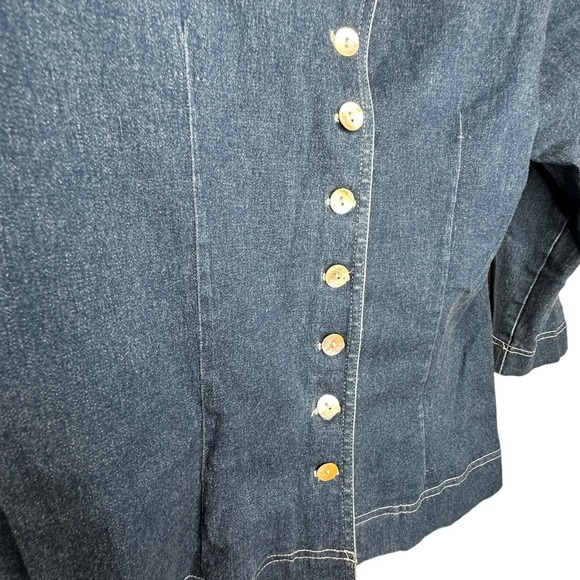 Vintage O.M.G. Denim Jacket Shirt‎ - Picture 5 of 7